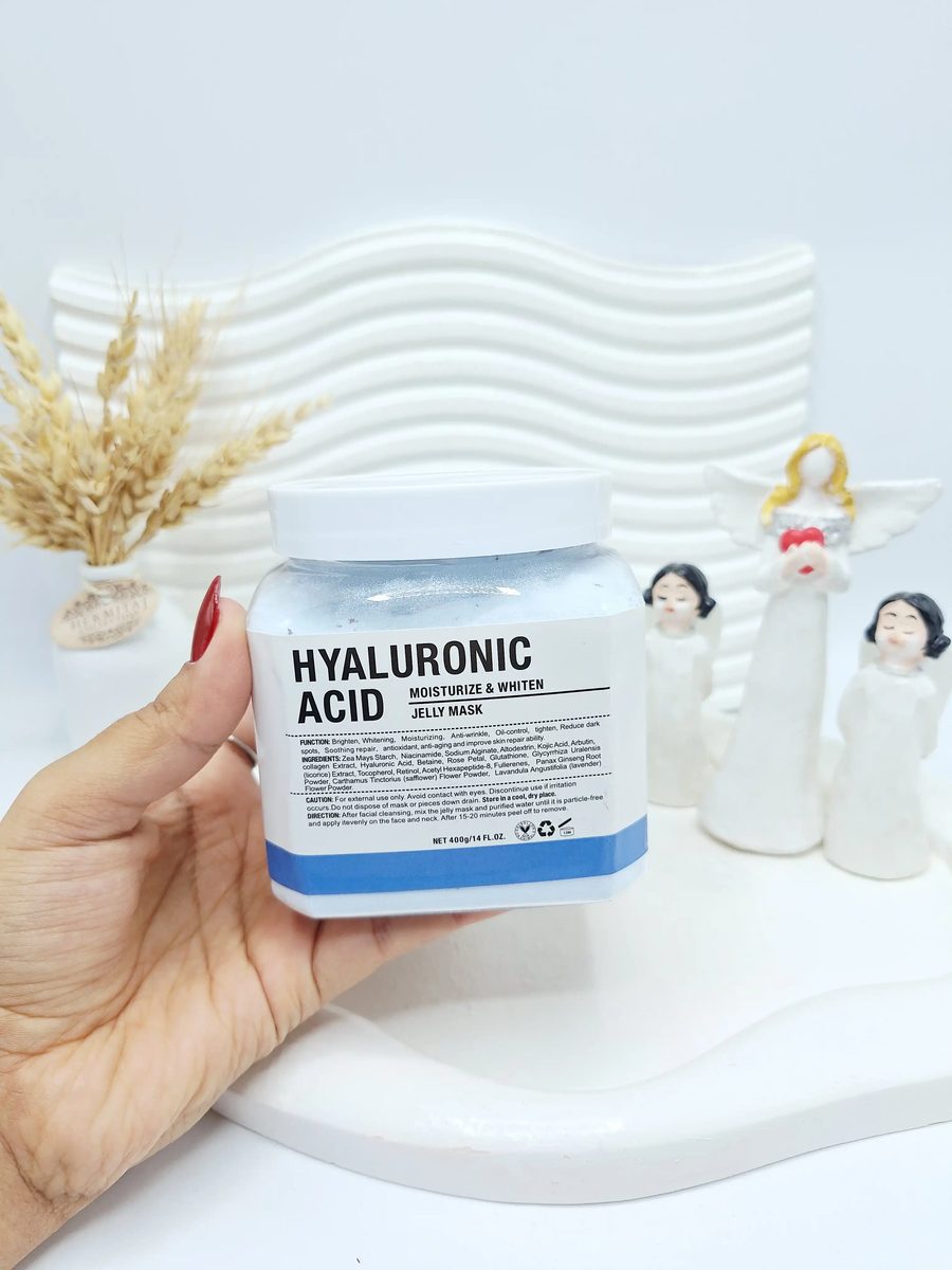 ماسک هیدروژلی هیالورونیک اسید HYALURONIC ACID دکتر مینایر 400 گرم