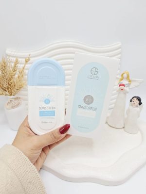 کرم ضد آفتاب بی رنگ استلین 80 SPF مدل ultra کارتن آبی اصلی کد 4565