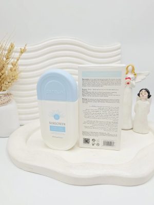 کرم ضد آفتاب بی رنگ استلین 80 SPF مدل ultra کارتن آبی اصلی کد 4565
