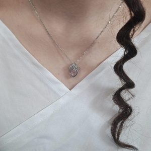 گردنبند راپونزل صورتی