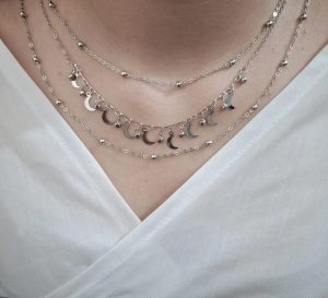 گردنبند ۳ لاین طرح دوم