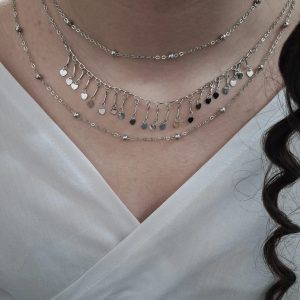 گردنبند ۳ لاین طرح پنجم