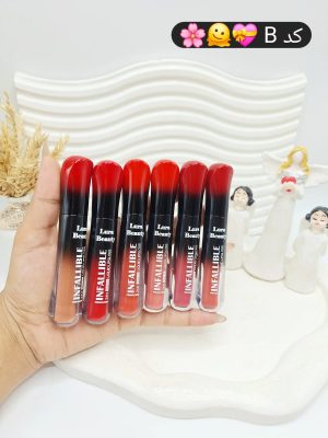 پک 6 تایی رژ مایع پرطرفدار لارا بیوتی کد 004