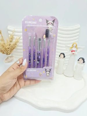 ست براش 6 تیکه کرومی جذاب کد 8802