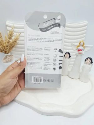 ست براش 6 تیکه کرومی جذاب کد 8802