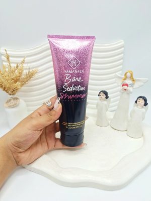 لوسیون بدن تیوپی مدلBare Seductun Shimmer برند YAMANFEN حجم 236 میل