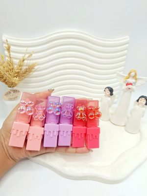 بالم لب حرارتی خرسی و گیلاسی جذاب برند هدی بیوتی کد 6680