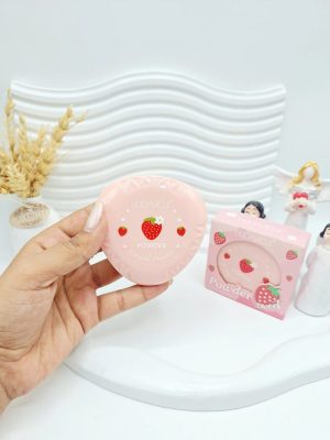 پنکک دو طبقه ای طرح توت فرنگی برند هدی موجی کد 4147