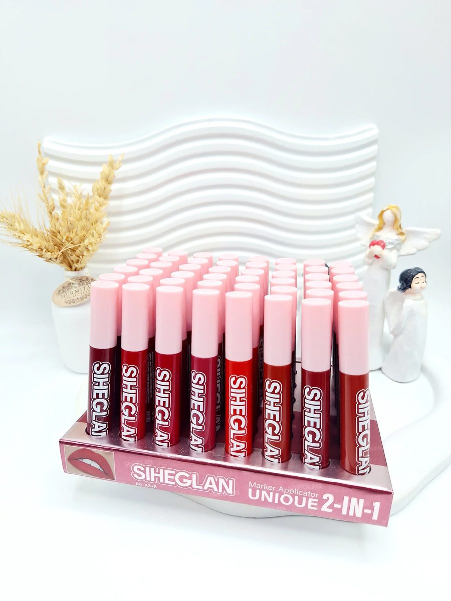 شیدینگ لب ماژیکی خوش رنگ برند SIHEGLAN کد 398