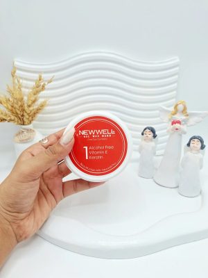 ژل واکس مخصوص مو بسیار با کیفیت ویتامین E برند NEWWELL کاسه ای قرمز 1
