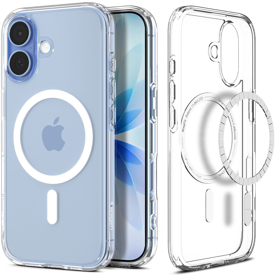 قاب شفاف اسپیگن آیفون 17 دارای مگسیف SPIGEN NEO HYBRID