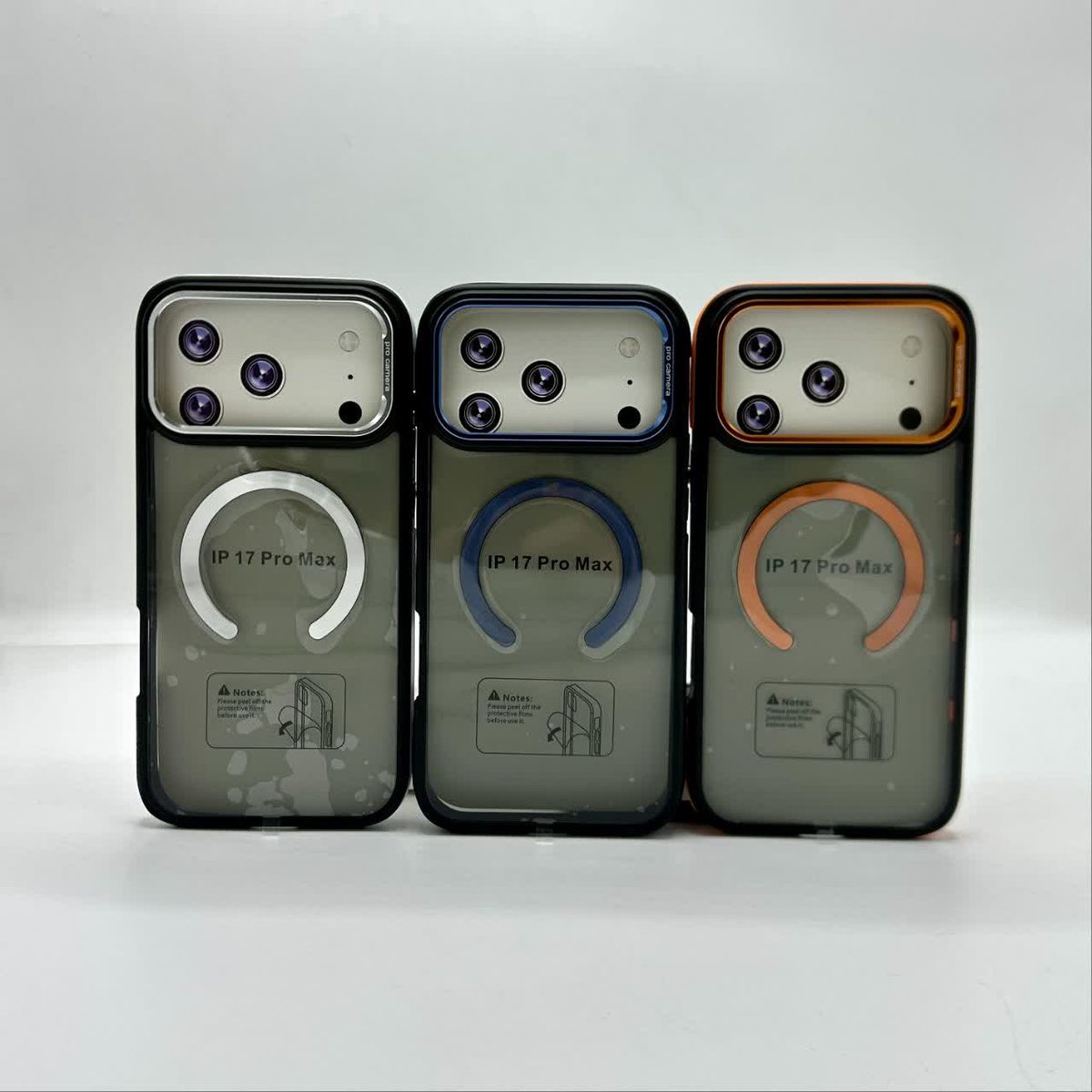 قاب مگسیف دودی آیفون 17 پرو مکس SHOCK CASE