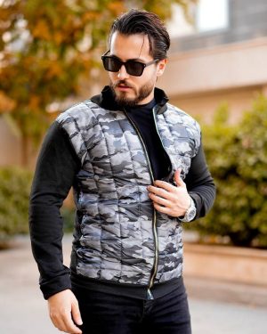 کاپشن مردانه ارتشی مدل jenpo کد 6391