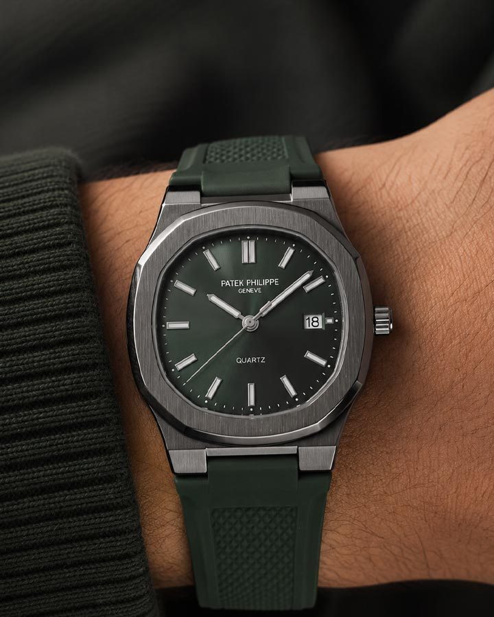 ساعت مردانه PATEK PHILIPPE ( سبز ) کد 6506
