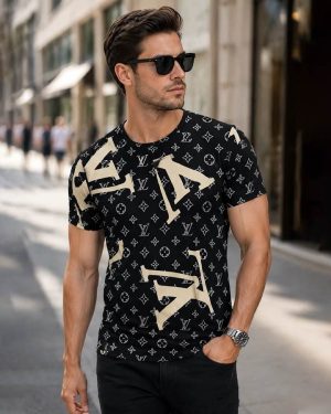 تیشرت مردانه طرح LV کد 6530
