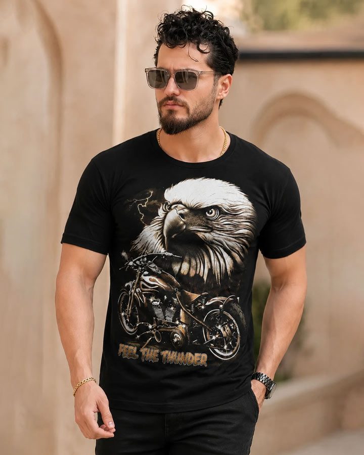 تیشرت مردانه طرح eagle کد 6545