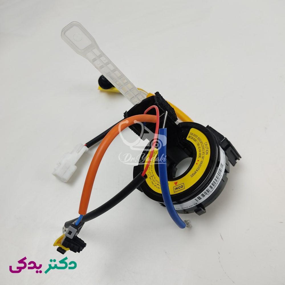 سوئیچ فنر چرخشی ایربگ پژو 206 چپ (ایمن خودرو شرق) شرکتی ایساکو اصل 0943701499