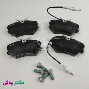 لنت ترمز جلو 405 و سمند با سیم (دست چهار عددی) برند امکو شرکتی ایساکو اصل 1620100799