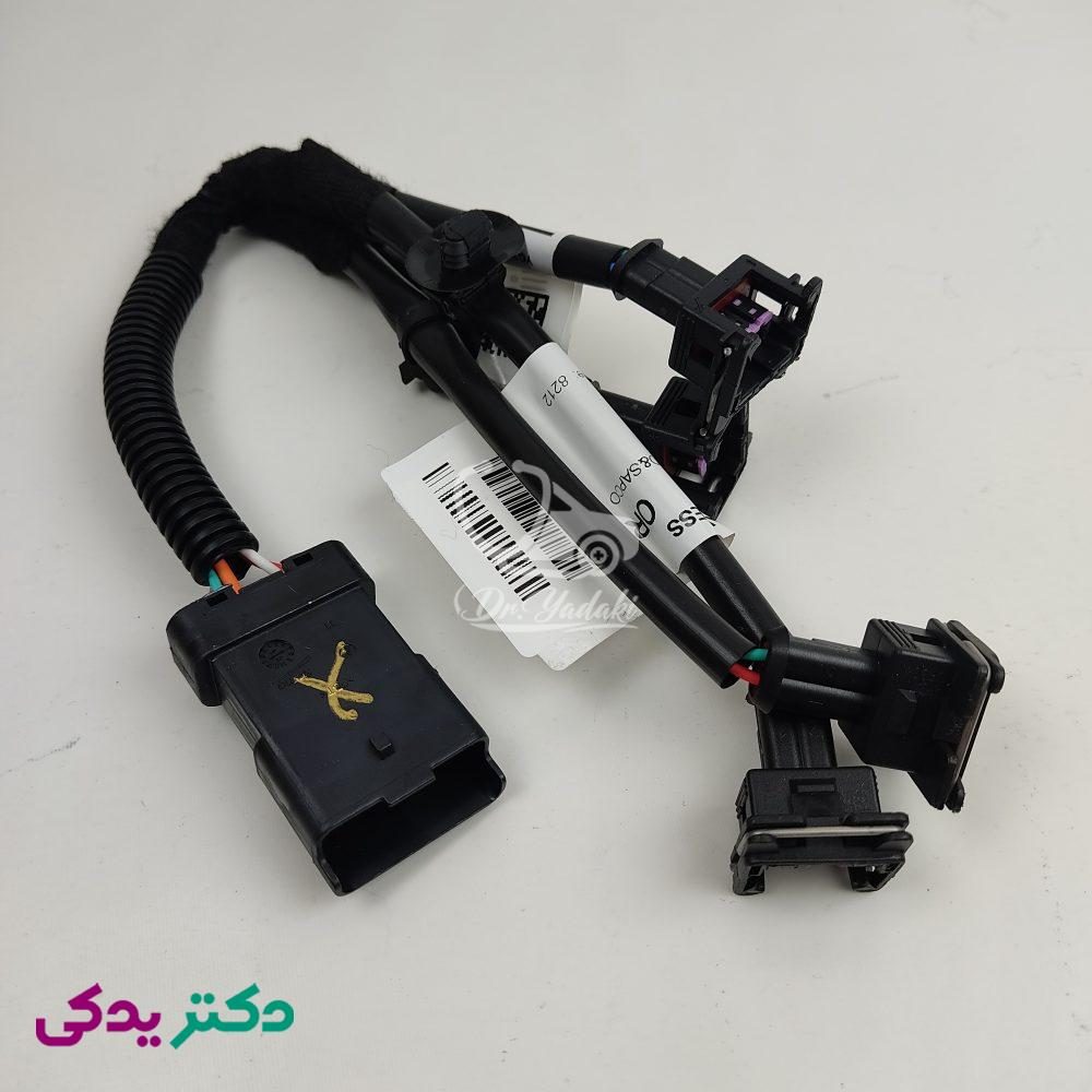 دسته سیم انژکتور پژو 206 تیپ 5 (موتور TU5) شرکتی ایساکو اصل 1002701699