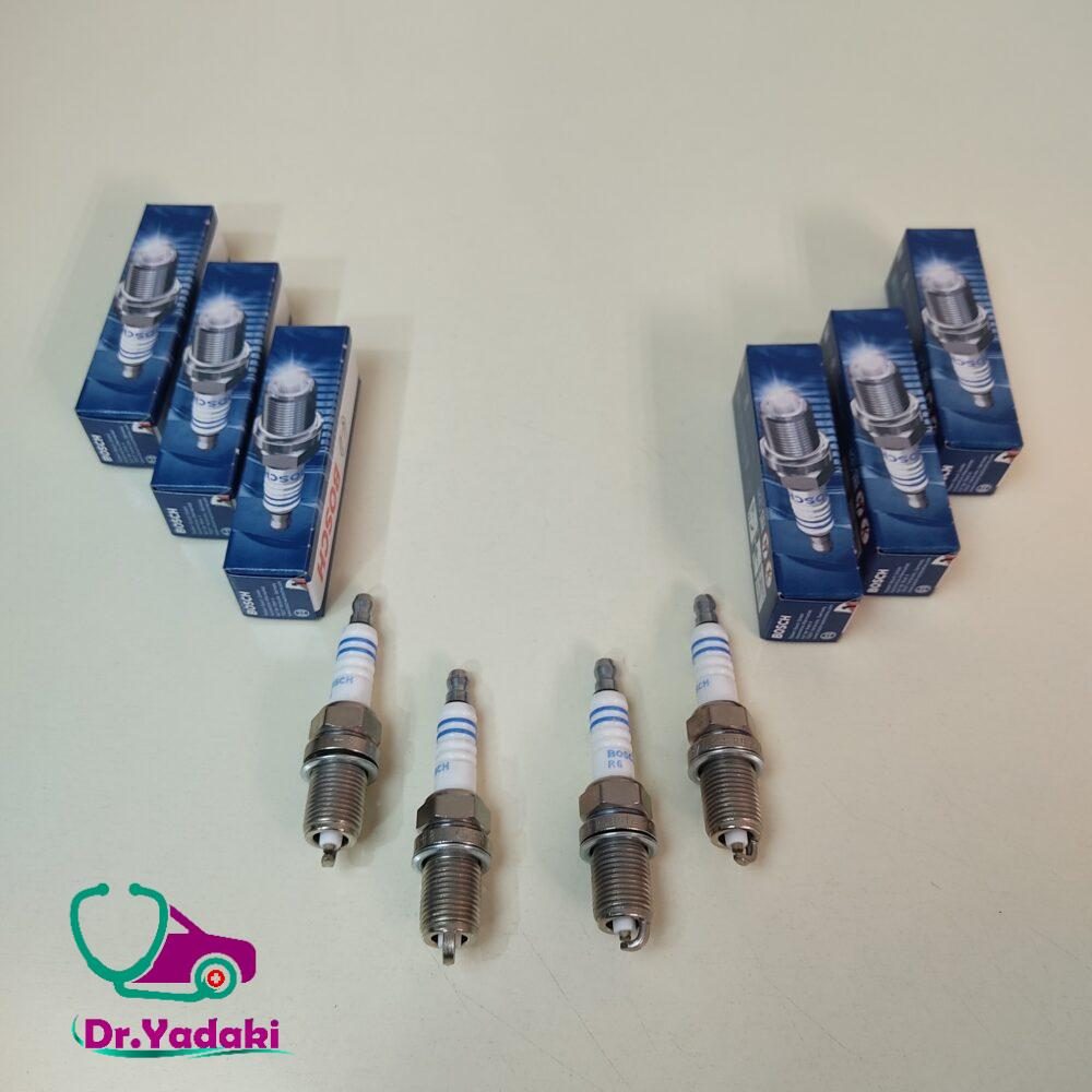 شمع موتور پژو 405 برند بوش (آلمان) شرکتی ایساکو اصل 1040300435