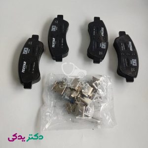 لنت ترمز جلو پژو 206 تیپ 5 (موتور TU5) تکستار بدون سیم (دست چهار عددی) شرکتی ایساکو اصل 1620102225
