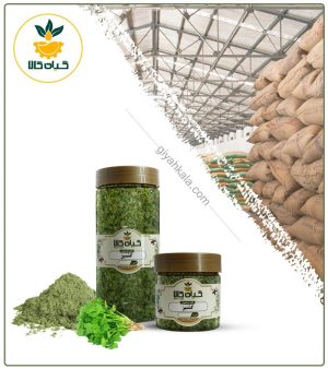 گیاه گشنیز خشک یا پودری بسته بندی شده