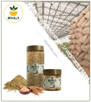 سبوس گندم خشک یا پودری بسته بندی