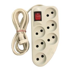 رابط برق 6 خانه کلید دار