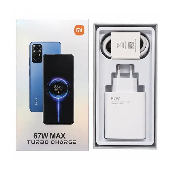 شارژر دیواری فست شارژ 67W همراه با کابل شیائومی (Xiaomi)