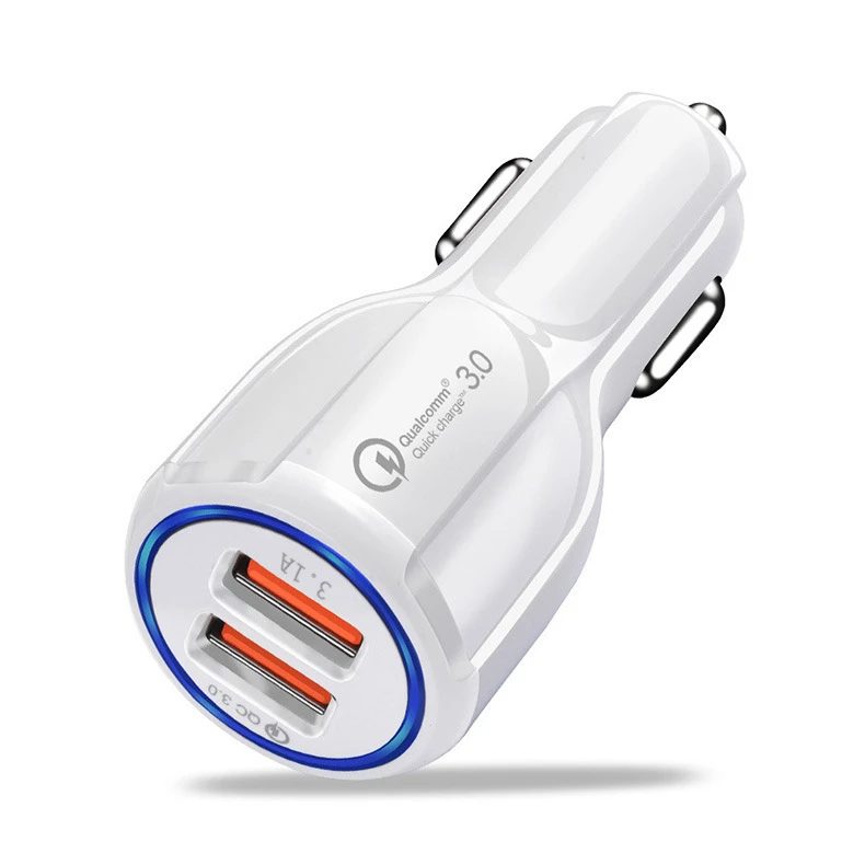شارژر فندکی دو پورت مدل QC3.0