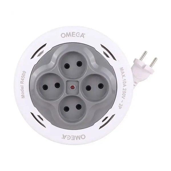چند راهی برق جمع شو 10 متری R4500 امگا (OMEGA)