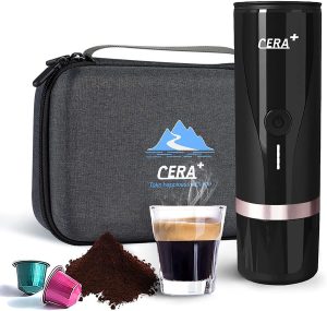 اسپرسوساز برقی شارژی قابل حمل مدل pcm03 برند CERA+ goo