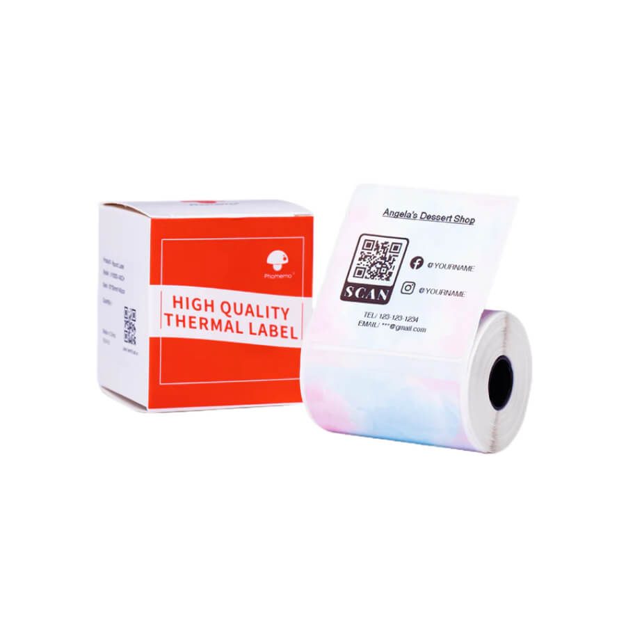 لیبل حرارتی رنگارنگ 50×50 میلی متر برای پرینتر M110/M120/M200/M220/M221