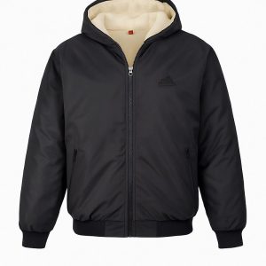 کاپشن مردانه مشکی داخل تمام خز مدل adidas-مشکی