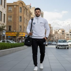 ست راحتی مردانه سوییشرت شلوار مدل Mpower