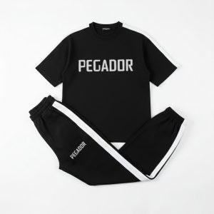 ست تیشرت و شلوار مردانه بنگال کش مدل Pegador-مشکی
