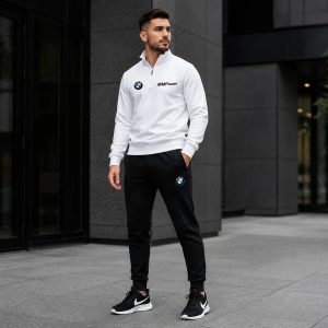 پکیج ست مردانه سوییشرت شلوار مدل Mpowerکفش ورزشی مدل pavlo