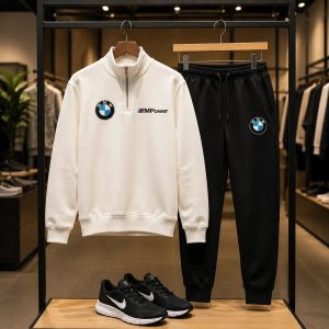 پکیج ست مردانه سوییشرت شلوار مدل Mpowerکفش ورزشی مدل pavlo