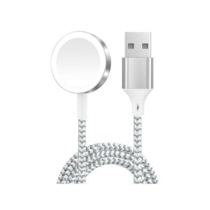 کابل شارژ مغناطیسی اپل واچ گرین مدل Green Magnetic Charging Cable