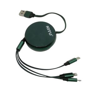 کابل 3 سر میکرو و تایپ سی و آیفون نیتو مدل NITU NT-UC090 3 in 1