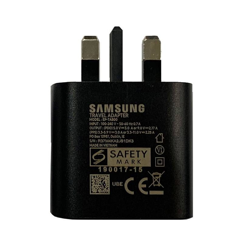 کلگی شارژر 25 واتی SOLUM سامسونگ مدل SAMSUNG 25W EP-TA800NBEGAE
