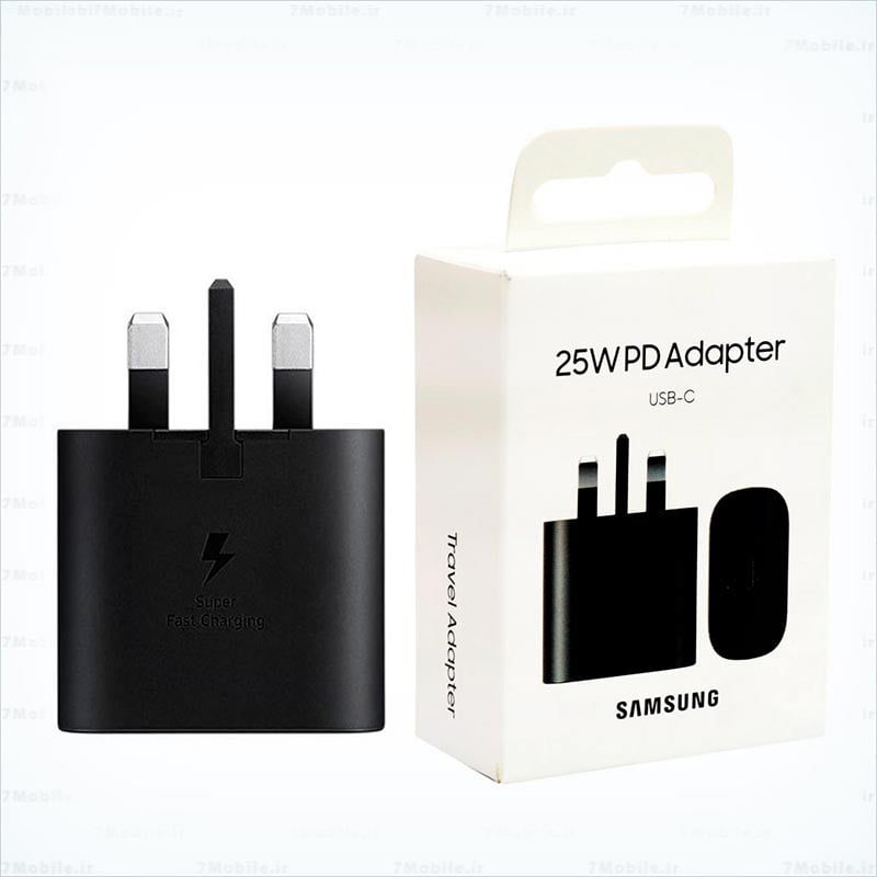 کلگی شارژر 25 واتی سامسونگ مدل SAMSUNG 25W PD Adaptor USB-C
