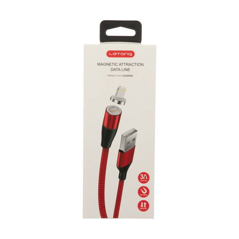 کابل مگنتی آیفون لیتانگ مدل Letang LT-i6-23 MAGNETIC LIGHTNING CABLE