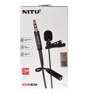 میکروفون یقه ای با جک 3.5 نیتو مدل NITU NM01 MICROPHONE 2M