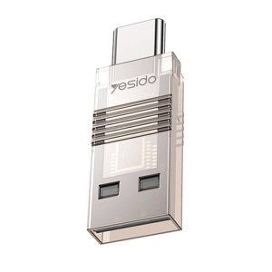 رم ریدر تایپ سی یسیدو مدل YESIDO GS21 TYPE-C CARD READER