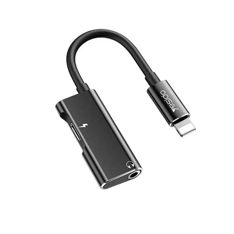 تبدیل جک 3.5 به آیفون یسیدو مدل YESIDO YAU11 AUDIO ADAPTER
