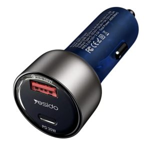 شارژر فندکی یسیدو مدل YESIDO Y52 FAST CHARGER 48W