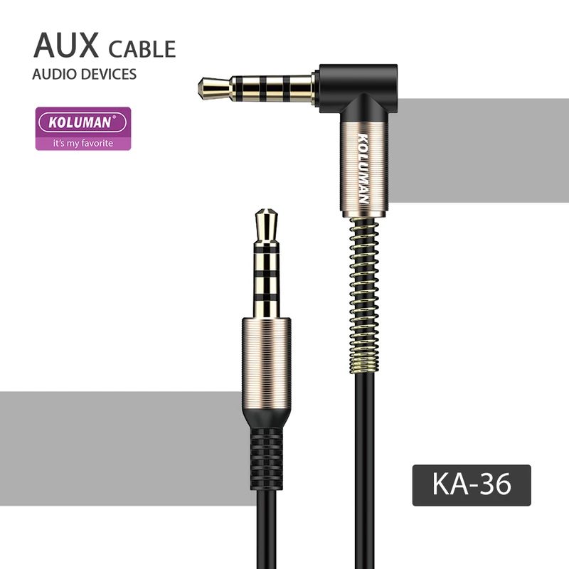 کابل AUX سرخم کلومن مدل KOLUMAN KA-36