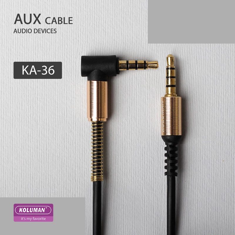 کابل AUX سرخم کلومن مدل KOLUMAN KA-36