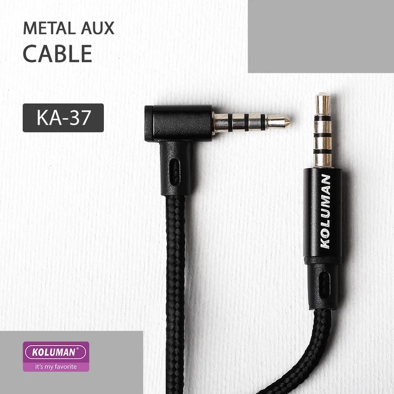 کابل AUX سرخم کلومن مدل KOLUMAN KA-37